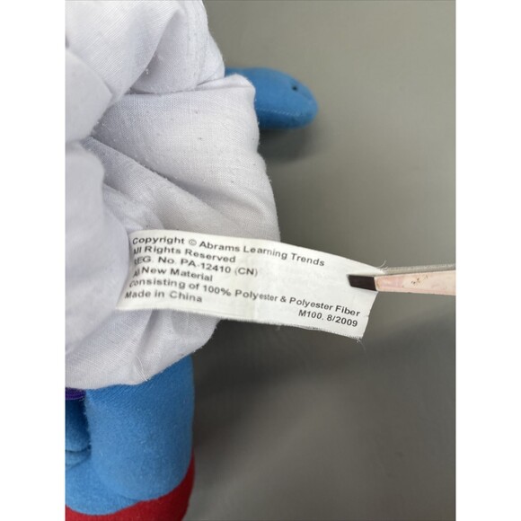 The Letter People Ms T Tall Teeth T Puppet Alphabet Plush Abrams - Picture 8 of 12